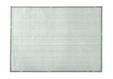 Silk Silver Rectangular Placemat W/ Crystals